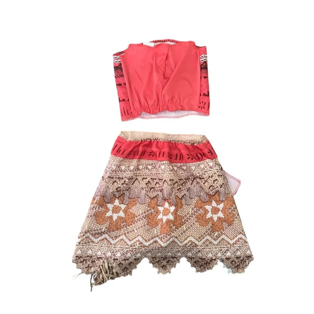 Disney Moana Halloween Costume Dress - Kids Size 4-6X - Picture 4 of 6